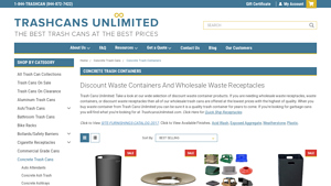Trash Cans Unlimited - Concrete Trash Containers