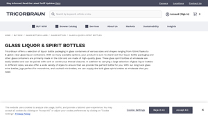 TricorBraun - Glass Liquor & Spirit Bottles