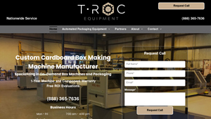 Troce Equipment - On-Demand Cardboard Box Making Machine