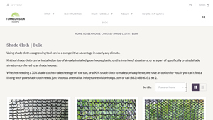 Tunnel Vision Hoops - Shade Cloth Options