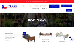 TX Medical Supply - Dalton Hospital Bed Full Electric Pkg Value Series