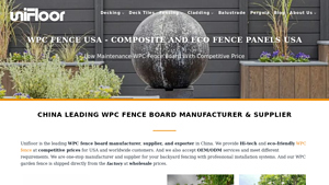 UNIFLOOR - WPC Fence