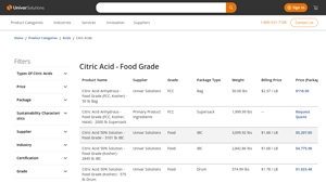 Univar Solutions - Citric Acid