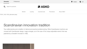 ASKO - Kitchen and Laundry Appliances