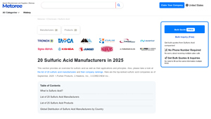 Metoree - Sulfuric Acid (H2SO4)
