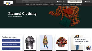 USA Clothing Manufacturers - Bulk Flannel Apparel