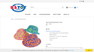 Ustoy - Swirl Derby Bowler Hats