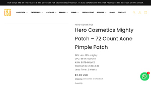 Hero Cosmetics - Mighty Patch 72 Count