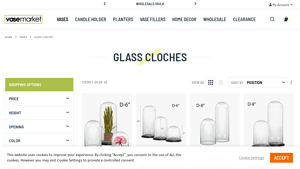 VaseMarket - Elegant Glass Cloche
