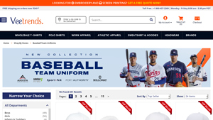 Veetrends - Wholesale Baseball Team Uniforms
