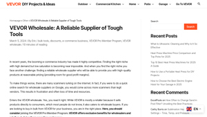 VEVOR - Wholesale Tools & Equipment