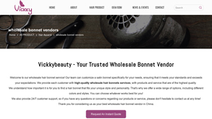 Vickkybeauty - Customizable Satin Bonnets