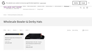 Village Hat Shop - Bowler & Derby Hats