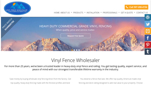 Vinyl Fence Wholesaler - Heavy-Duty Vinyl Fencing
