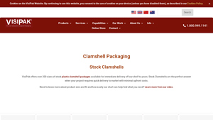 VisiPak - Stock Plastic Clamshell Packages