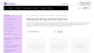 Vogue Fabrics - Minky & Animal Print Wholesale