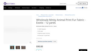 Vogue Fabrics - Wholesale Minky Animal Print Fur