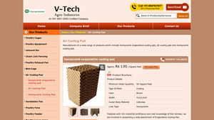 VTech Agroind - Honeycomb Evaporative Cooling Pads