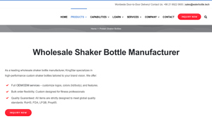 WaterBottle - Custom Protein Shaker Bottles