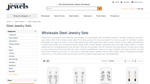 We Silver Jewels - Wholesale 316L Surgical Steel Jewelry Sets
