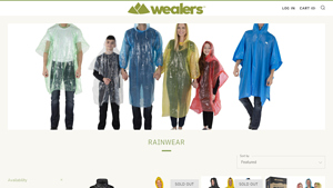 Wealers - Bulk Emergency Disposable Rain Ponchos