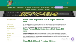 MuHa Meds - 2G Disposable Vapes