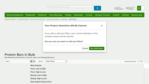 WebstaurantStore - Protein Bars