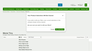 WebstaurantStore - Wholesale Metal Tins
