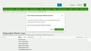 Choice - Bulk Disposable Plastic Cups