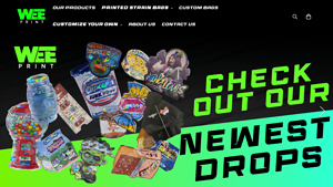Weeprint - Custom Mylar Bags