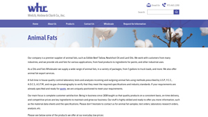 Welch, Holme, & Clark - Animal Fats