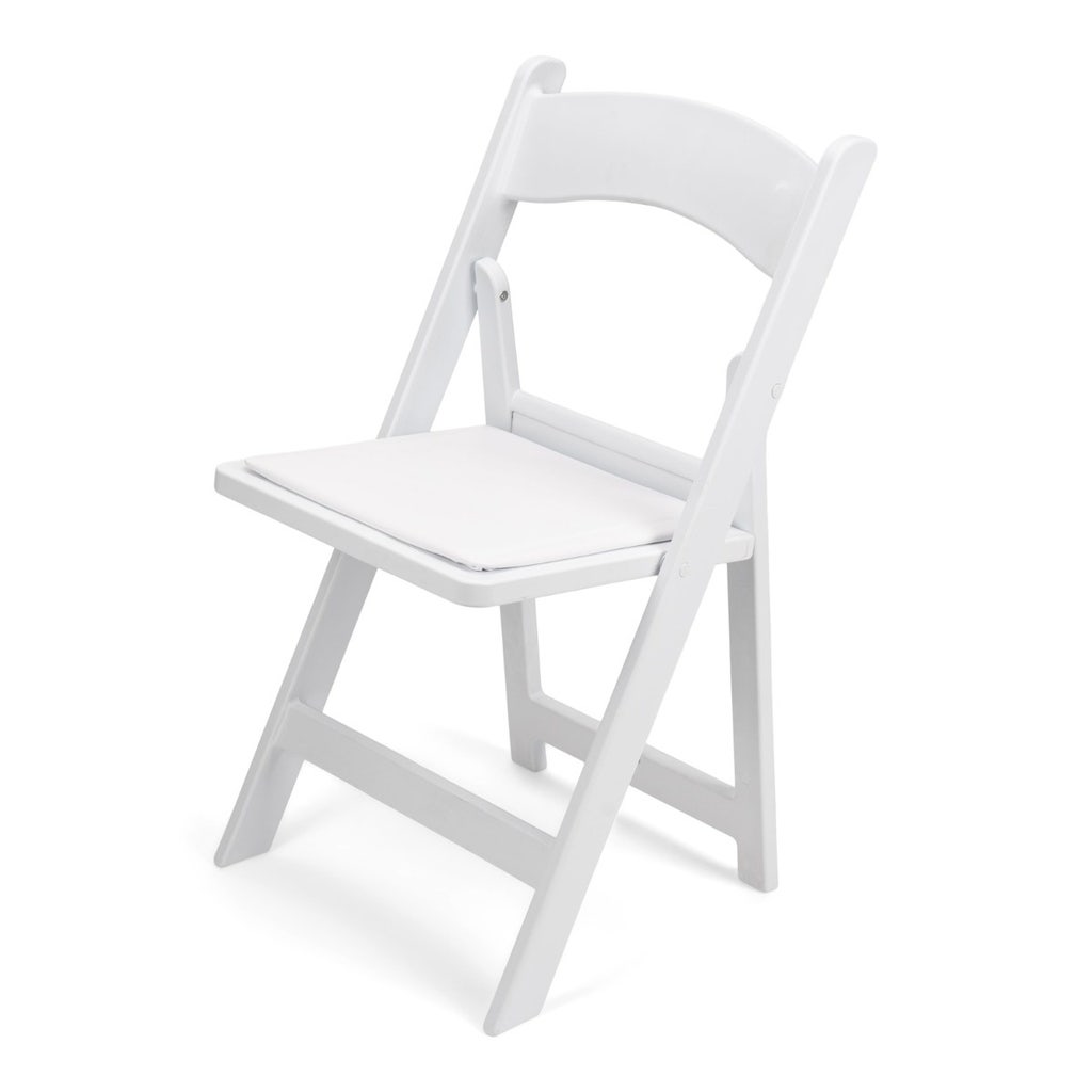 A stock image illustrating white resin chairs wholesale concepts