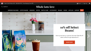 Whole Latte Love - Espresso Machines & Coffee Products