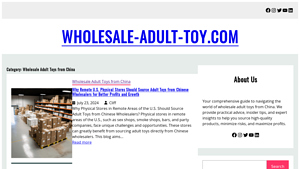 Wholesale Adult Toys - Maximize Profits from China