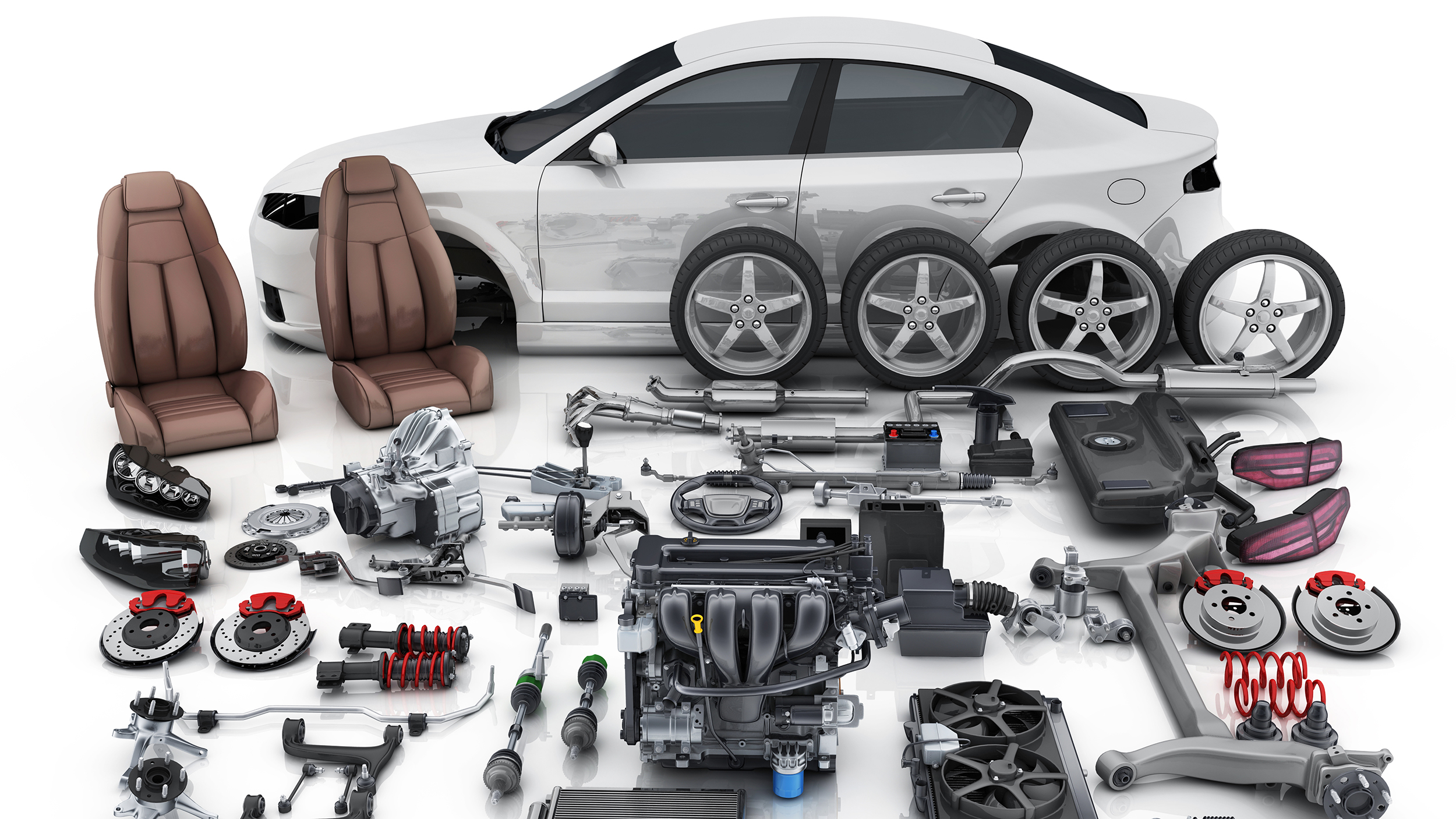 A stock image illustrating wholesale car accessories concepts