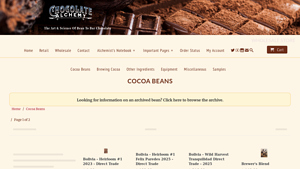 Chocolate Alchemy - Heirloom #1 Cocoa Beans