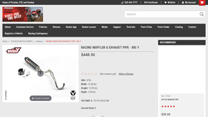 Wholesale Cycle - Racing Muffler & Exhaust Pipe B