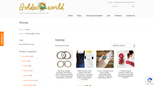 Golden World - Big Hoop Dangle Earrings
