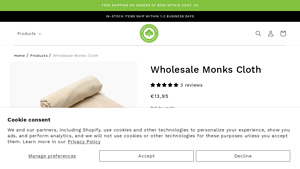 Organic Cotton Mart - Wholesale Monks Cloth