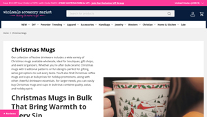 Wholesale Accessory Market - Christmas Mugs