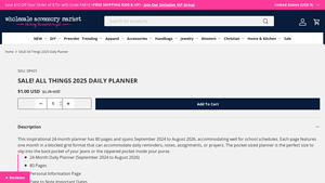 Wholesale Accessory Market - 2025 Daily Planner