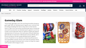 Wholesale Accessory Market - Quality Sports Apparel