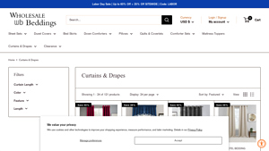 Royal Tradition - Velvet Heavyweight Grommet Curtain Panels