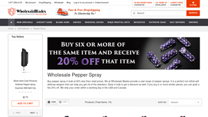 Wholesale Blades - Pepper Spray