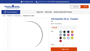 Yeti - Rambler 20 oz. Tumbler