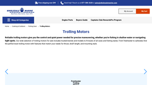 Wholesale Marine - Boat Trolling Motors