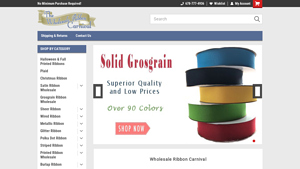 Wholesale Ribbon - Grosgrain, Satin, Wire