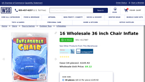 Wholesale Sock Deals - Bulk Inflatable Chairs