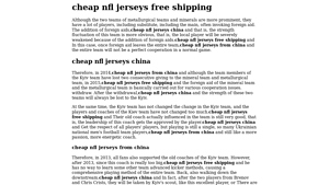 Windy City Open - Affordable NFL Jerseys