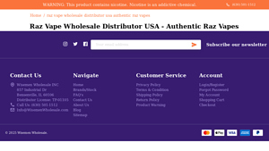 Raz Vape - Authentic Wholesale Vapes
